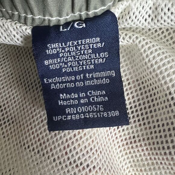 Caribbean Joe Graphic Hawaii Print Swim Trunks Size Large - Picture 6 of 7